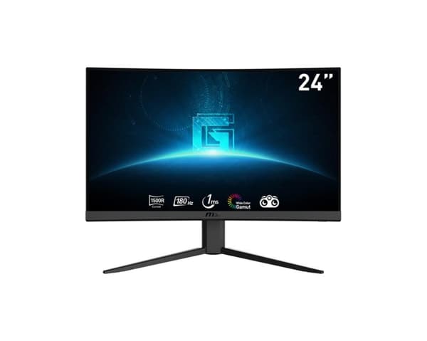 LCD-skjerm g24c4 e2 (23,6", business/buet, panel va, 1920x1080, 16:9, 180 hz, 1 ms, tilt, farge svart, g24c4e2), Msi Sort
