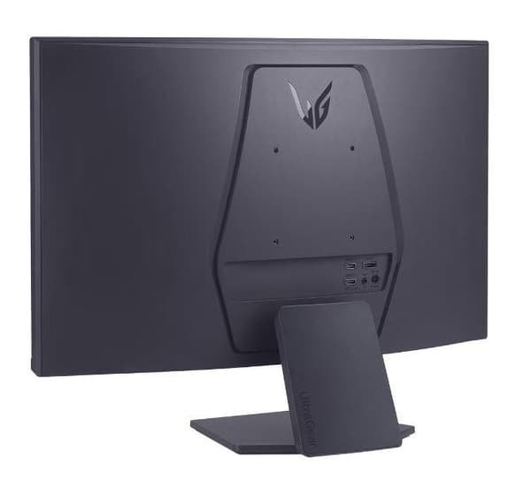 LCD-skärm 27gs60qc-b (27", gaming/böjd, panel va, 2560x1440, 16:9, 180 hz, matt, 1 ms, tilt, färg svart, 27gs60qc-b), Lg