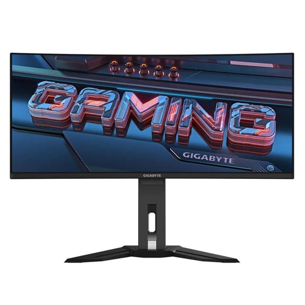 LCD-näyttö mo34wqc2 ek (34", peli/curved/21 : 9, paneeli oled, 3440x1440, 21:9, 0,03 ms, kaiuttimet, mo34wqc2ek), Gigabyte
