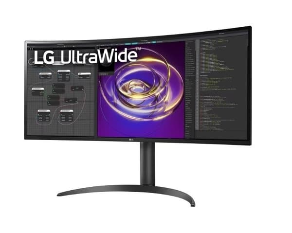LCD-skærm 34wp85cp-b (34", buet/21 : 9, panel ips, 3440x1440, 21:9, 5 ms, højttalere, tilt, 34wp85cp-b), Lg
