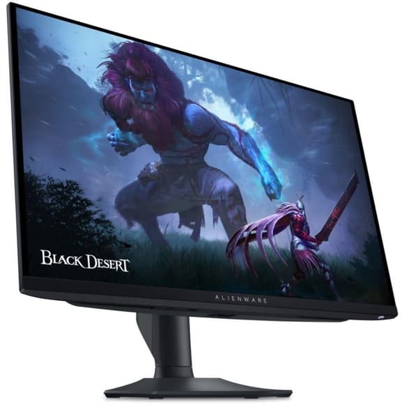 LCD-skärm DELL AW2725DF (27", spel, panel QD-OLED, 2560x1440, 16:9, 360Hz, matt, 0,03 ms, vridbar, vridbar)