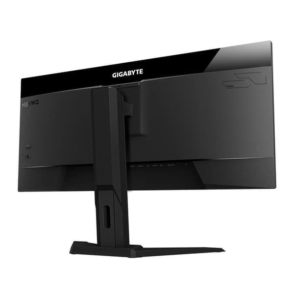 LCD-skærm GIGABYTE M34WQ-EK (34", Gaming/21 : 9, Panel IPS, 3440x1440, 21:9, 144Hz, Matt, 1 ms, Højttalere, Drejelig)