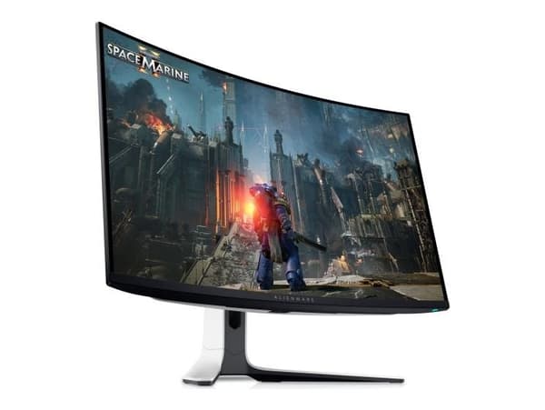 LCD-skärm DELL AW3225QF (32", spel, panel QD-OLED, 3840x2160, 16:9, matt, 0,03 ms, vridbar, höjdjusterbar, lutning)