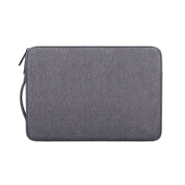 Vattentåligt laptopfodral i oxfordtyg och polyester, 14,1" – grå