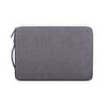 Miniatyrbillede 2 af 4: Vandafvisende laptop-sleeve i Oxford-stof og polyester, 15,6" - grå