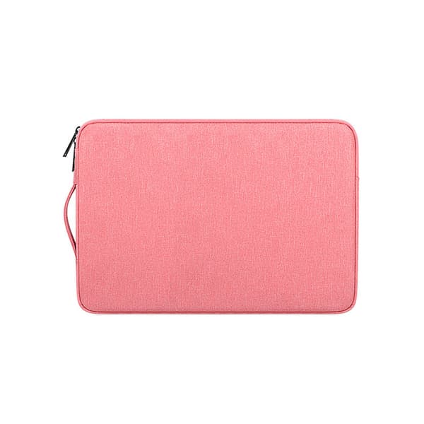 14,1" vandafvisende laptop-taske i oxford-stof og polyester - pink