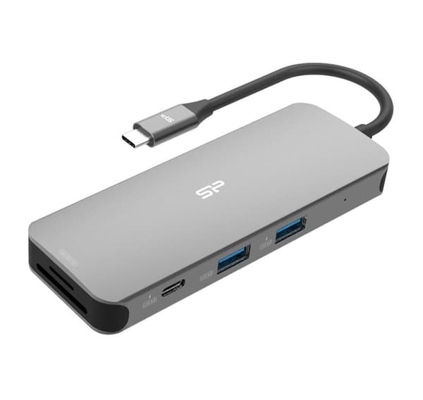 Silicon Power docka SR30 8in1, grå