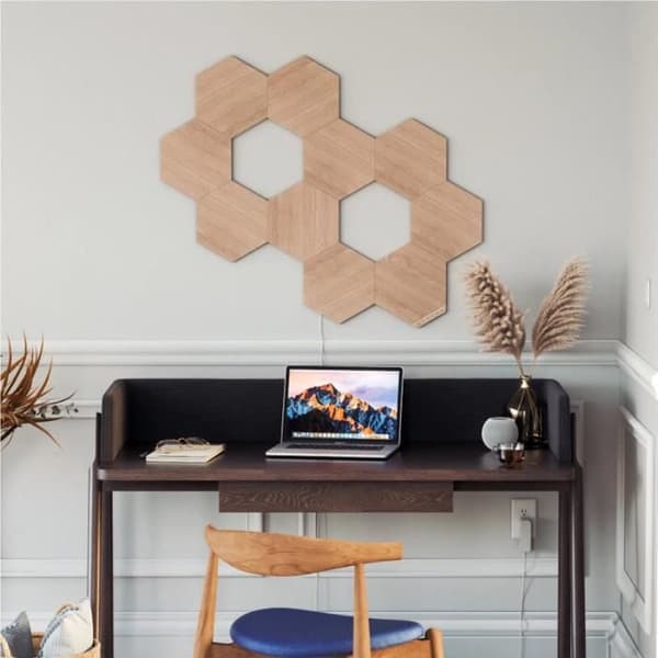 Set med 3 hexagonljus