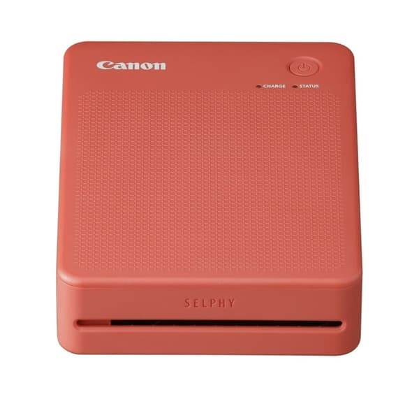 Canon photo printer Selphy Square QX20, terracotta red