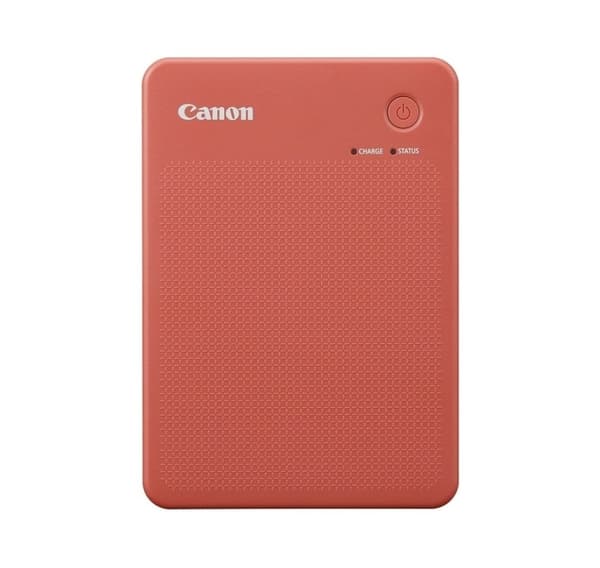 Canon photo printer Selphy Square QX20, terracotta red