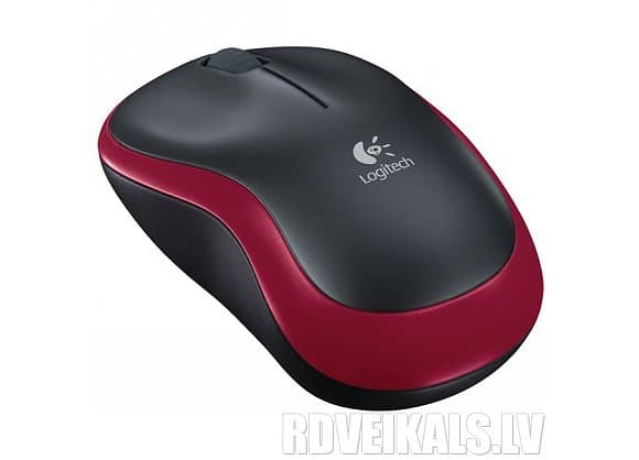 PC-mus, M185 Dark Red 910-002240, Logitech