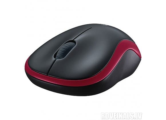 PC-mus, M185 Dark Red 910-002240, Logitech