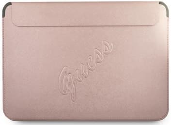 Väska för anteckningsbok Original Laptop-fodral Saffiano Script GUCS13PUSASLG 13" Rosa, Guess