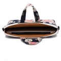 Miniatyrbillede 3 af 6: Bag for notebook BRIEFCASE LAPTOP 13-14 NAVY ROSE, CANVASLIFE