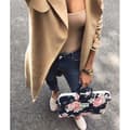 Miniatyrbillede 5 af 6: Bag for notebook BRIEFCASE LAPTOP 13-14 NAVY ROSE, CANVASLIFE