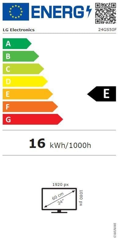 LCD Monitor LG Panel VA (1920x1080, 16:9, Matte, 5 ms, Tilt, Colour Black, 24GS50F-B)