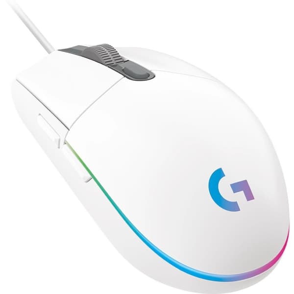MUUS USB OPTICAL G102 LIGHTSY/WHITE 910-005824 LOGITECH Hvit