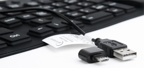 Näppäimistö joustava usb eng/musta kb-109f-b, Gembird