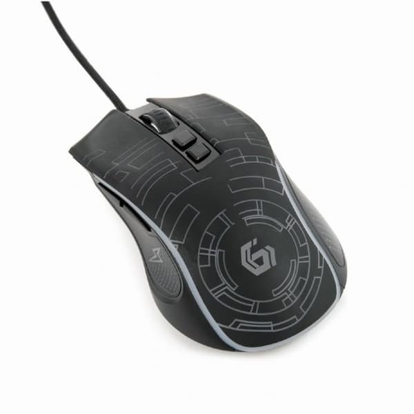 Mus usb optiskt spel/svart musg-rgb-01, Gembird