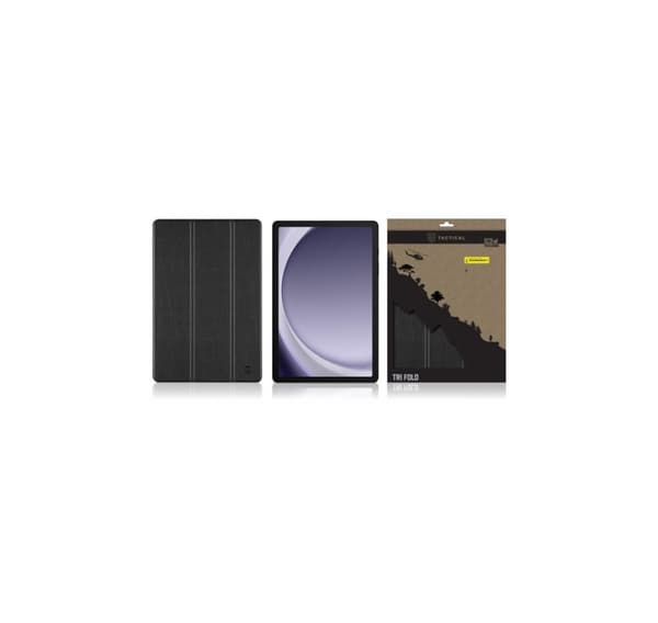 Tilbehør til bærbar PC, "Book Tri Fold Case (11") Galaxy Tab A9+" svart, taktisk