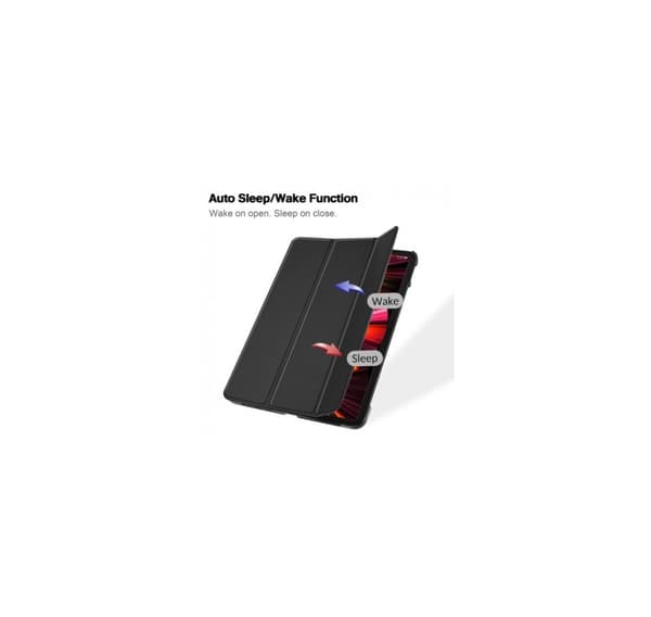 Tilbehør til bærbar PC, "Tri-Fold Eco-Leather Stand Case Xiaomi Pad 5/5 Pro 11'' 2021" Svart, iLike