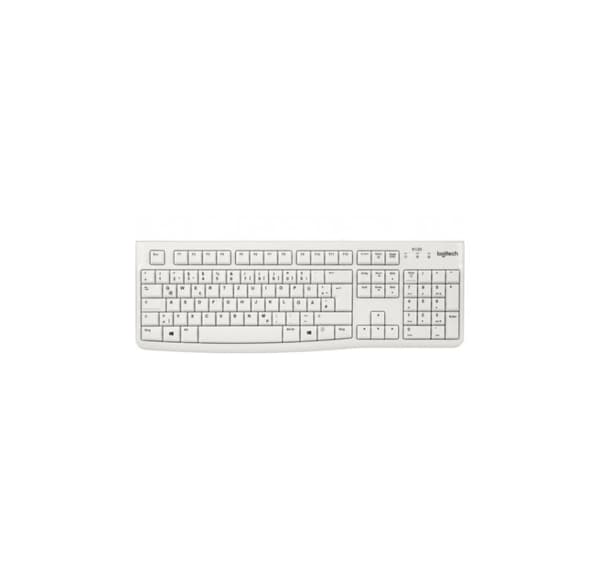 PC-tangentbord, K120 vit, Logitech
