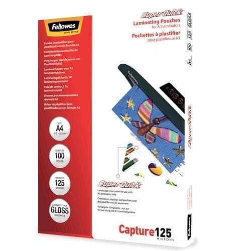 Lamineringspose a4/100 stk 5440101, Fellowes