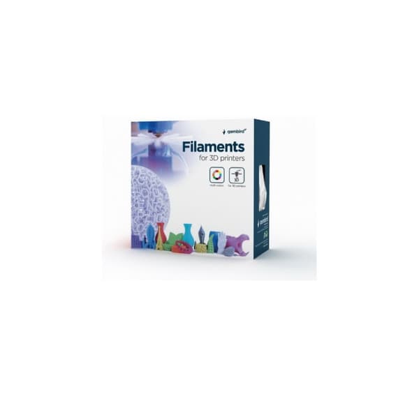 Skrivare 3D förbrukningsmaterial, 3DP-PETG1.75-01-W 1Kg, Gembird