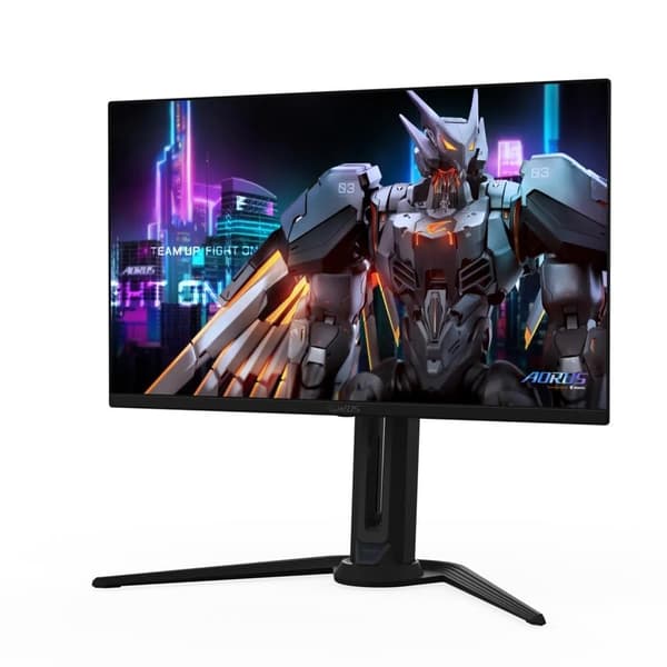 LCD-skärm fo27q3 ek (27", gaming, panel oled, 2560x1440, 16:9, 360 ??, 0,03 ms, högtalare, aorusfo27q3ek), Gigabyte Svart