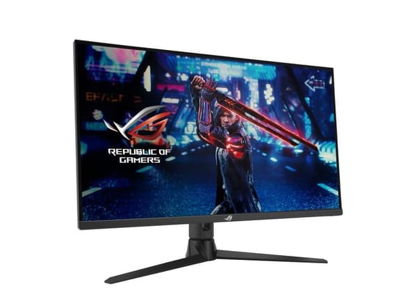 LCD-skärm 32" (gaming/4k, panel ips, 3840x2160, 16:9, 160hz, matt, 1 ms, vridbar, höjdjusterbar, lutning, färg svart), Asus