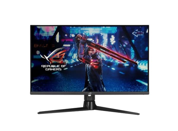 LCD-skärm 32" (gaming/4k, panel ips, 3840x2160, 16:9, 160hz, matt, 1 ms, vridbar, höjdjusterbar, lutning, färg svart), Asus