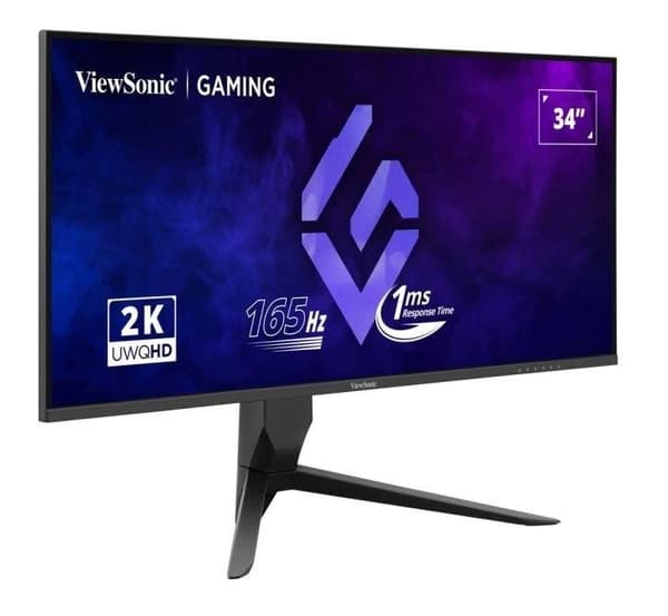 LCD-skärm 34" (gaming/21 : 9, panel va, 3440x1440, 21:9, 165 hz, matt, 1 ms, vridbar, höjdjusterbar, tilt), Viewsonic