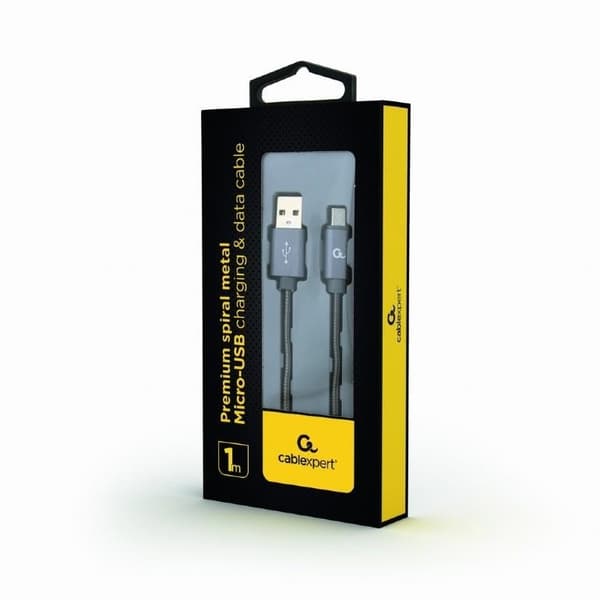 Kabel usb2 till micro-usb 1m/cc-usb2s-ammbm-1m-bg, Gembird