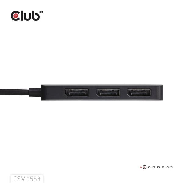 I/o-hub usb-c 3port dp/csv-1553, Club3d