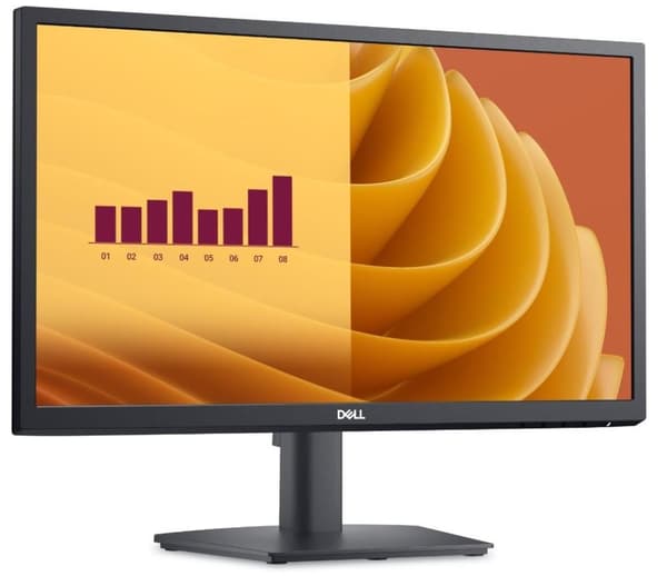 LCD-skærm e2225h (22", business, panel va, 1920x1080, 16:9, 75 hz, mat, 5 ms, tilt, farve sort, 210-bnjm), Dell