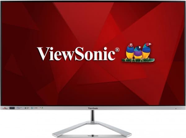 LCD-skärm vx3276-2k-mhd-2 (32", företag, panel ips, 2560x1440, 16:9, 75hz, matt, högtalare, tilt, färg silver), Viewsonic Silver