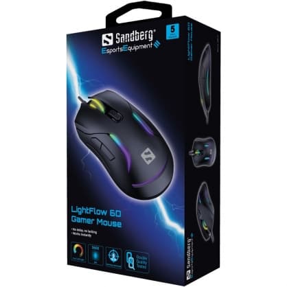 PC-mus, 640-27 LightFlow 6D Gamer-mus, Sandberg