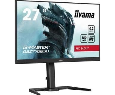 LCD Monitor IIYAMA 27" (Gaming, Panel IPS, 2560x1440, 16:9, 180Hz, Matte, 0.2 ms, Speakers, Swivel, Pivot, Height adjustable)