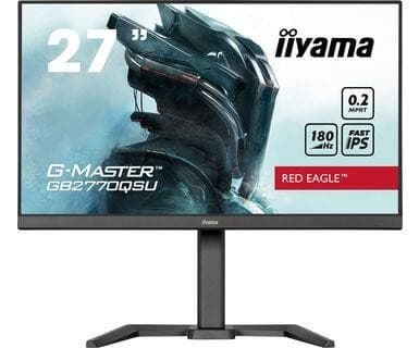 LCD Monitor IIYAMA 27" (Gaming, Panel IPS, 2560x1440, 16:9, 180Hz, Matte, 0.2 ms, Speakers, Swivel, Pivot, Height adjustable)