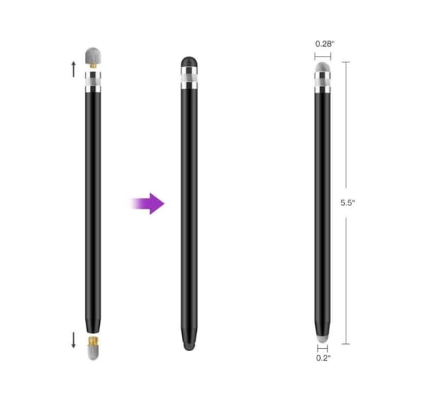 Tech-Protect stylus penna USP100, svart