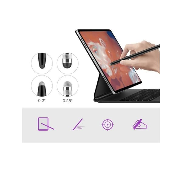 Tech-Protect stylus penna USP100, svart