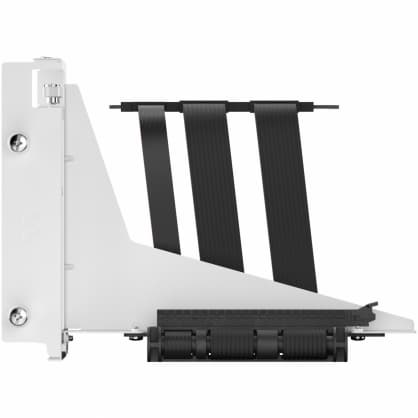 PC-fodral, Fractal Design Flex 2 PCIe 4.0 x16 Vit, fäste + förlängningskabel (w