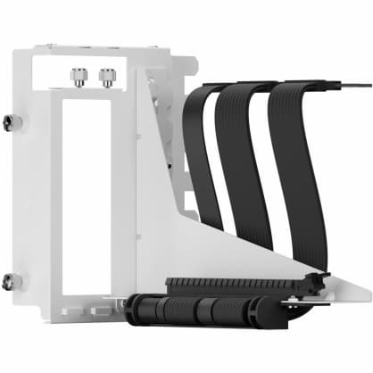 PC-fodral, Fractal Design Flex 2 PCIe 4.0 x16 Vit, fäste + förlängningskabel (w
