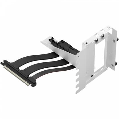 PC-fodral, Fractal Design Flex 2 PCIe 4.0 x16 Vit, fäste + förlängningskabel (w