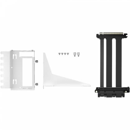PC-fodral, Fractal Design Flex 2 PCIe 4.0 x16 Vit, fäste + förlängningskabel (w