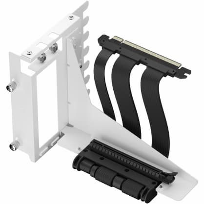 PC-fodral, Fractal Design Flex 2 PCIe 4.0 x16 Vit, fäste + förlängningskabel (w