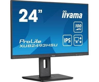 LCD Monitor IIYAMA 23.8" (Business, Panel IPS, 1920x1080, 16:9, 100Hz, Matte, 1 ms, Speakers, Swivel, Pivot, Height adjustable)
