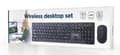 Miniatyrbilde 2 av 2: KEYBOARD +MOUSE WRL RUS/DESKTOP KBS-WCH-04-RU GEMBIRD