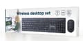Miniatyrbilde 2 av 2: KEYBOARD +MOUSE WRL ENG/DESKTOP BK KBS-WCH-04 GEMBIRD