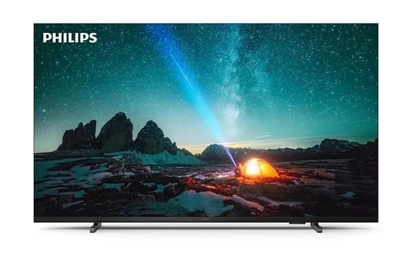 TV Set PHILIPS 55" (4K/Smart, 3840x2160, Wireless LAN, Bluetooth, Titan OS, 55PUS7609/12) Antracit, Grå